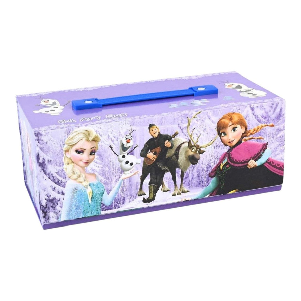 ESTUCHE DE ARTE INFANTIL CON DISEÑO DE FROZEN 54PCS