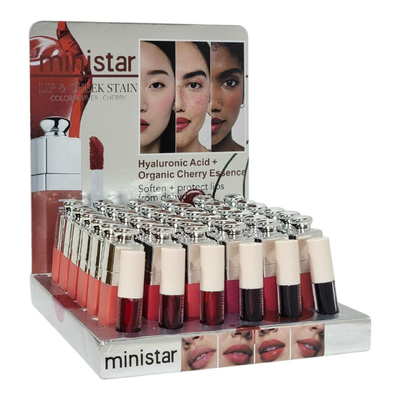 BRILLO LABIAL REVITALIZADOR DE ACIDO HIALURONICO MINISTAR 12ML (DUPE DE DIOR)