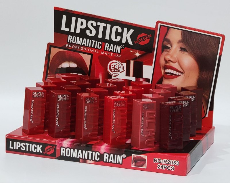 LIPSTICK RESISTENTE AL AGUA DE LARGA DURACION 24H ROMANTIC RAIN (DUPE DE MAYBELLINE)