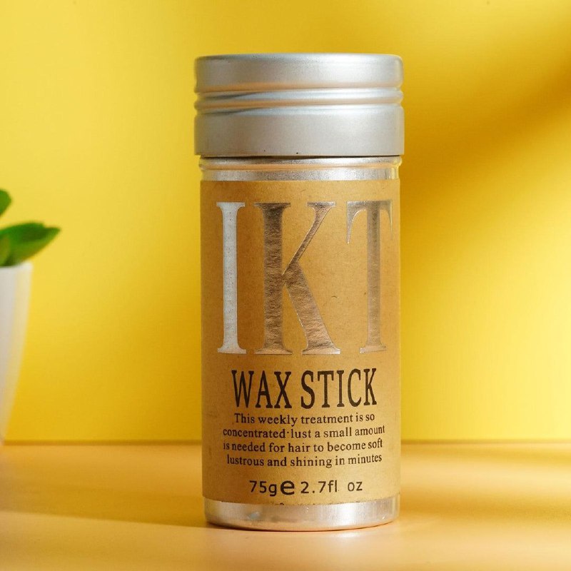 CERA PARA EL CABELLO EN BARRA CONTROL DE BORDES Y FRIZZ PORTATIL IKT WAX 75G
