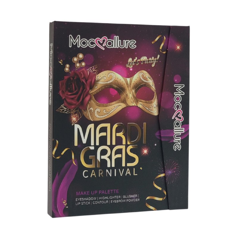 SOMBRA DE MAQUILLAJE EN PALETA DE OJOS COLOES PERFECTOS DE 44 TONOS VARIADOS MOCMALLURE 17X28CM