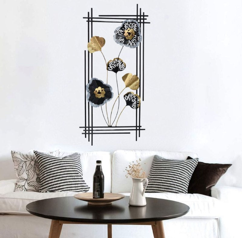 DECORACION CUADRO DECORATIVO DE METAL PARA PARED 30X70CM