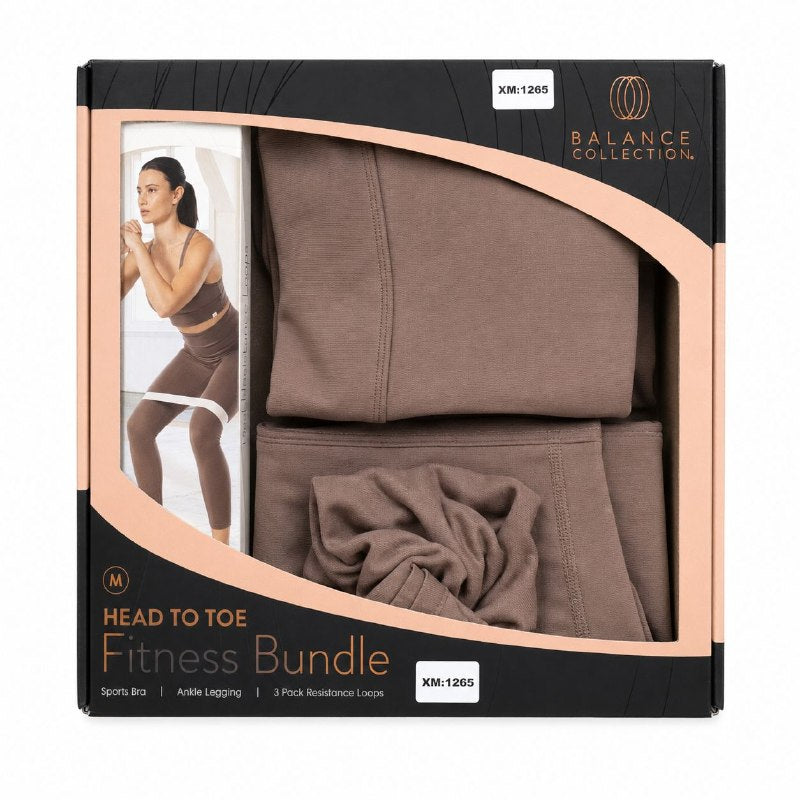 KIT DEPORTIVO FITNES PARA DAMA TALLA M BALANCE COLLECTION 5PCS