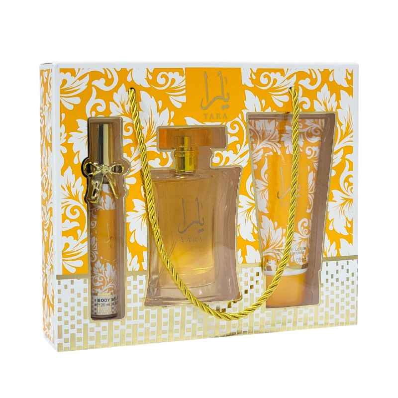SET DE PERFUME MYSTICAL YARA 3PCS (M) (INSPIRADO EN LATTAFA YARA TOUS)