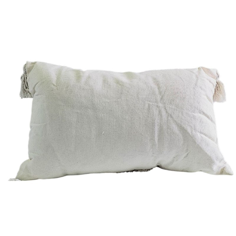 COJIN ALMOHADA DECORATIVA MULTIUSO COLOR BLANCO 50X30CM