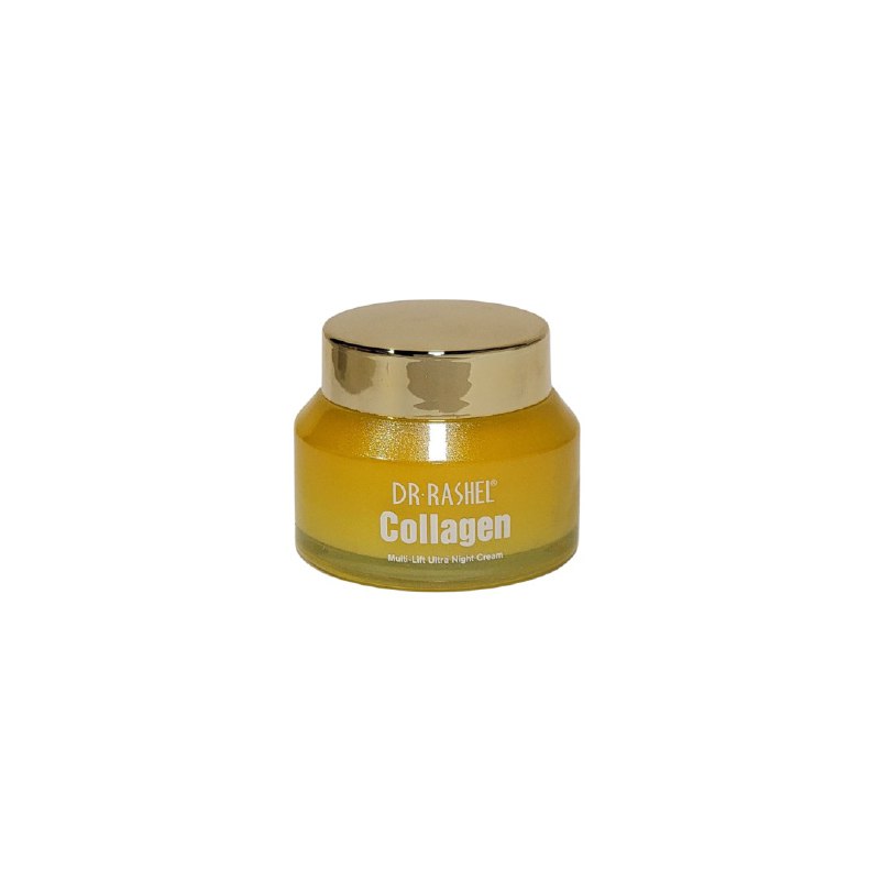 CREMA FACIAL DE NOCHE CON COLAGENO ANTIENVEJECIMIENTO, REAFIRMA LOS CONTORNOS FACIALES DR RASHEL COLLAGEN 50G