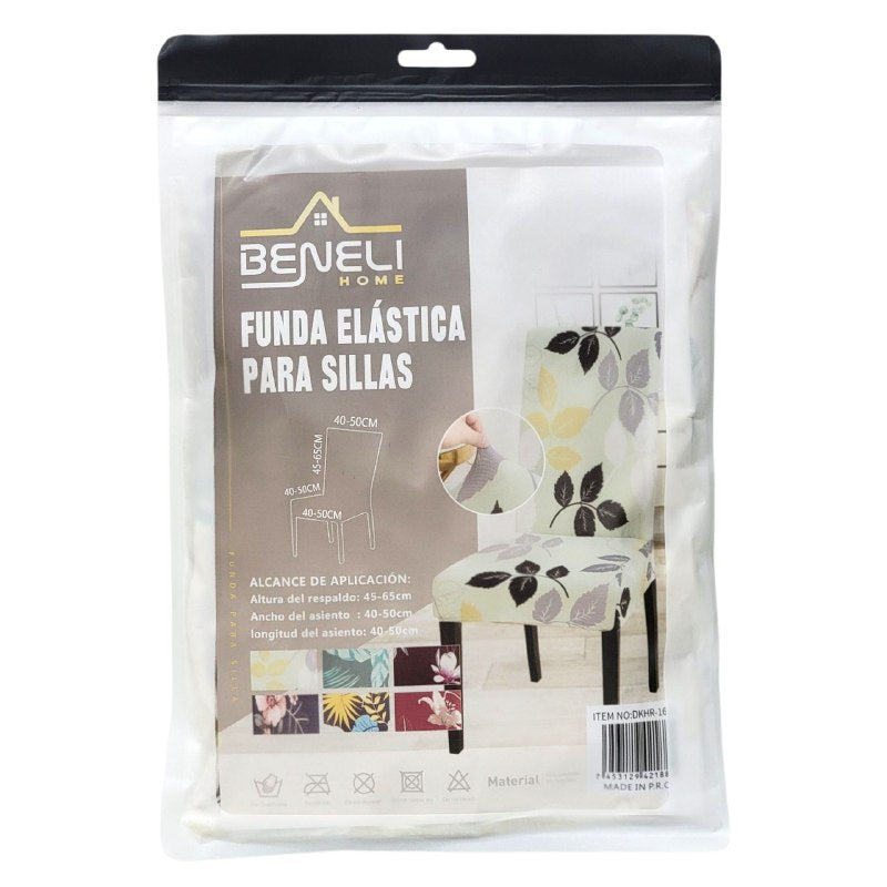FORRO ELASTICO PROTECTOR PARA SILLAS DE COMEDOR BENELI HOME 8 ESTILOS