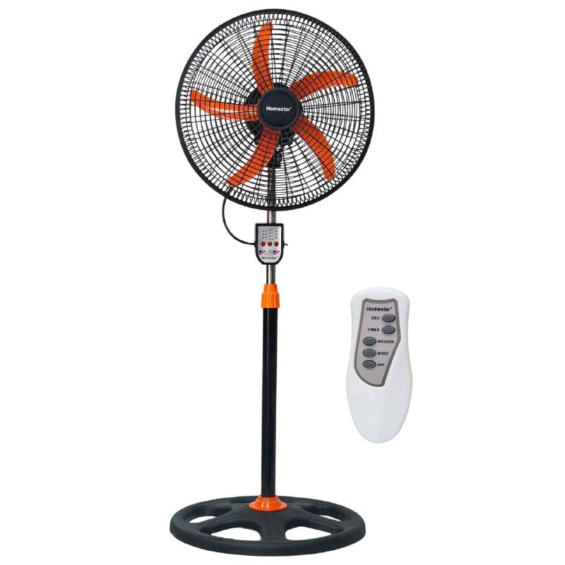 VENTILADOR DE PIE DE 18 PULGADAS DE PLASTICO CON CONTROL REMOTO HOMESTAR