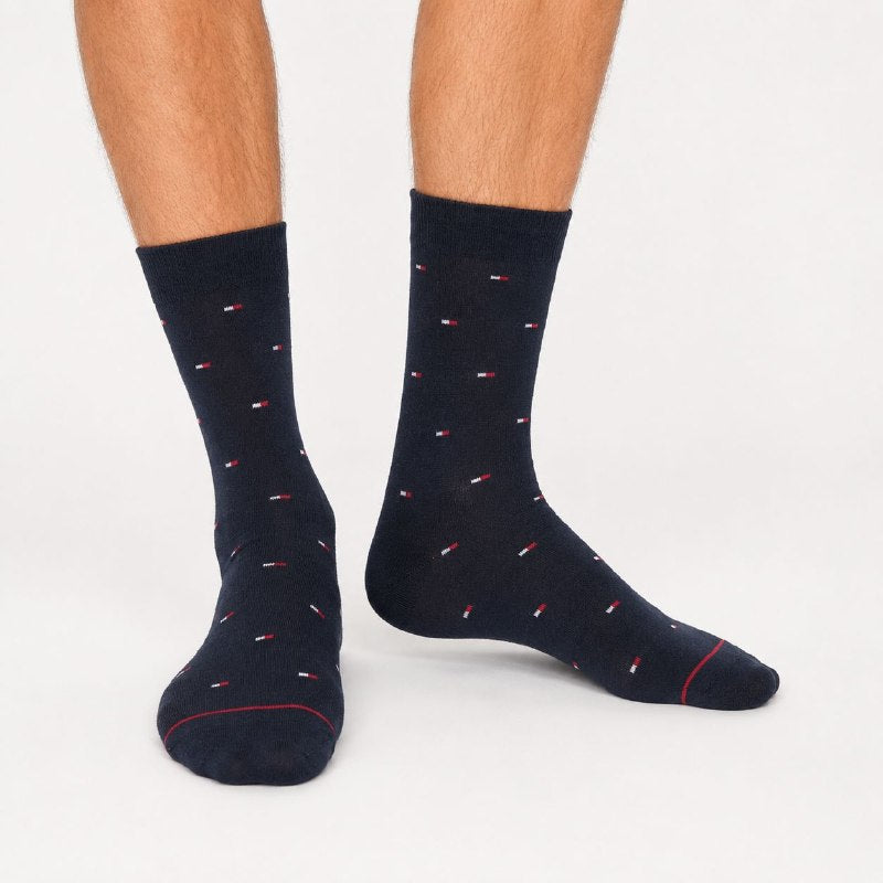CALCETA ALTA TOMMY HILFIGER PARA HOMBRE 4 PARES TALLA ÚNICA
