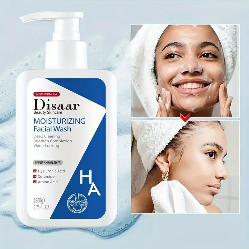 LIMPIADOR FACIAL HIDRATANTE ESPUMOSO DE USO DIARIO DISAAR 200G