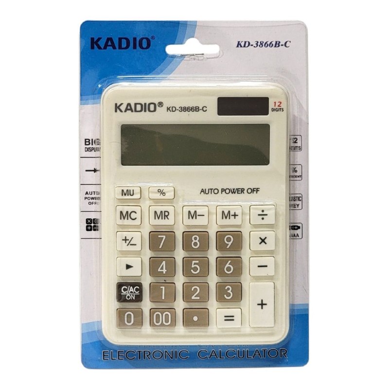 CALCULADORA ELECTRONICA PORTATIL KADIO