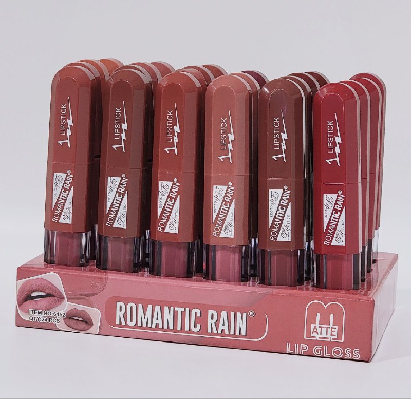 BRILLO LABIAL 2 EN 1 BRILLO LABIAL Y LAPIZ LABIAL ROMANTIC RAIN (DUPE DE KIKO)