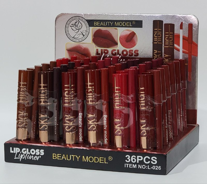 BRILLO LABIAL Y DELINEADOR DE ALTA PIGMENTACION Y DURACION BEAUTY MODEL (DUPE DE MAYBELLINE)