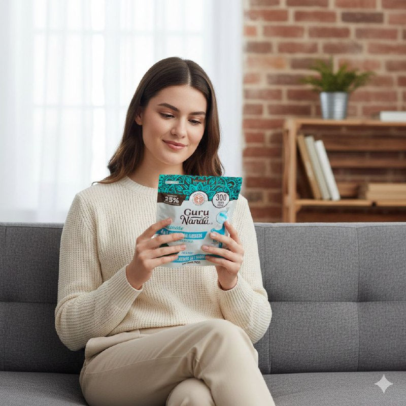 HILO DENTAL EN PALILLOS DE LIMPIEZA 4 EN 1 SABOR MENTA GURU 300UND