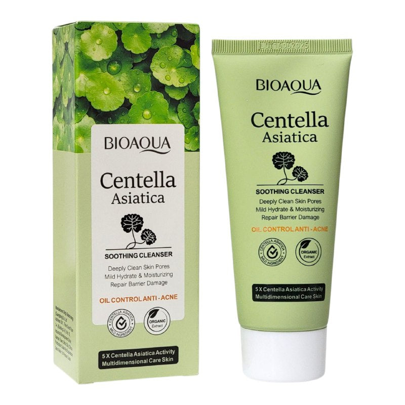 LIMPIADOR FACIAL EN ESPUMA CALMANTE DE CENTELLA ASIATICA BIOAQUA 100G