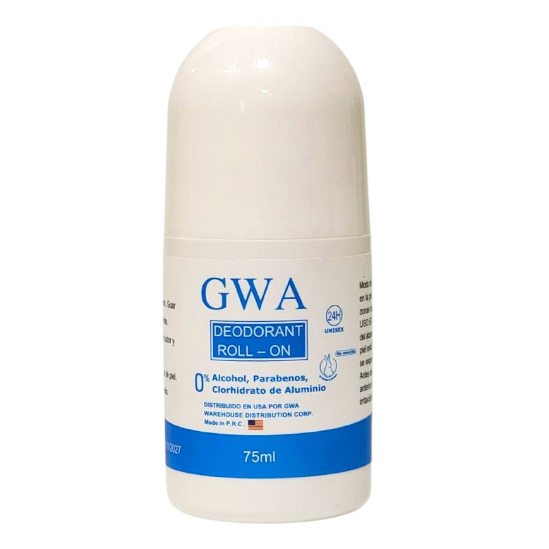DESODORANTE ROLL-ON NATURAL CON PIEDRA DE ALUMBRE GWA CORPORATION 75ML