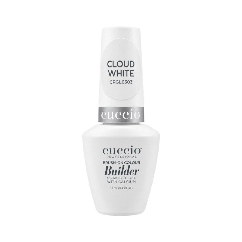 GEL CONSTRUCTOR CON CALCIO FORTIFICANTE QUE DA FIRMEZA Y GROSOR A LAS UÑAS NATURALES TONO BLANCO NUDE CUCCIO 13ML