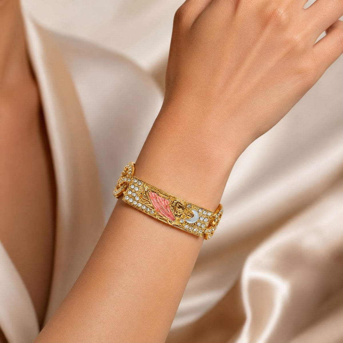 PULSERA DE ENCHAPE PARA DAMA