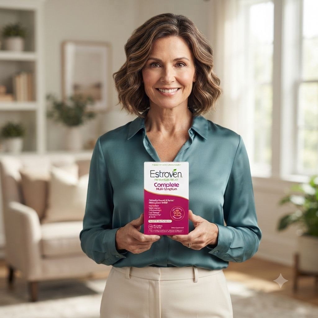 SUPLEMENTO NATURAL PARA LA MENOPAUSIA COMPLETE ALIVIO MULTI-SÍNTOMAS ESTROVEN 28 CÁPSULAS