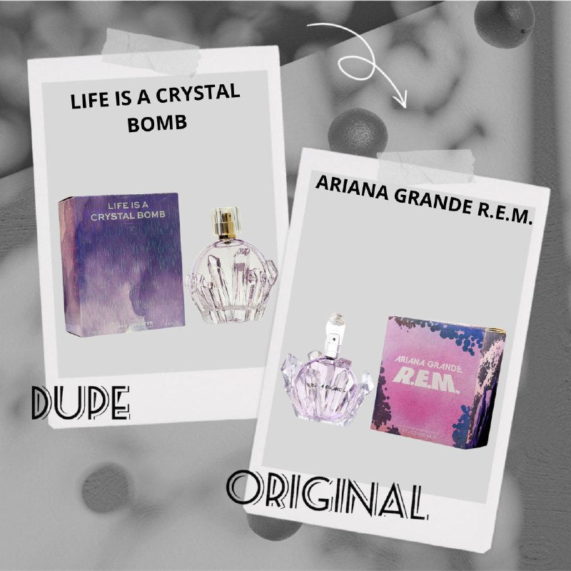 LIFE IS A CRYSTAL BOMB EDP 100ML (M) (AROMA SIMILAR ARIANA GRANDE REM)