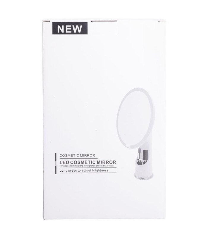 ESPEJO CON LUZ LED, IDEAL PARA MAQUILLAJE, 3 MODOS DE LUZ, LARGA DURACION ROSADO COSMETIC MIRROR