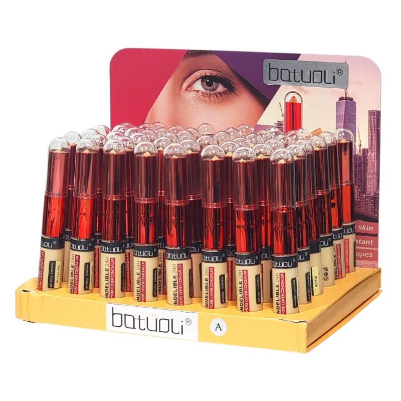CORRECTOR FLUIDO LIGERO DE COBERTURA PERFECTA DURADERO HASTA 24H ACABADO MATE NATURAL BATUOLI 15G (DUPE DE LOREAL)