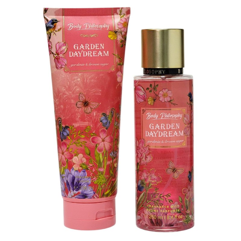 SET BODY PHILOSOPHY CREMA DE DIA DE JARDIN SPLASH 250ML, CREMA CORPORAL 236ML (M)