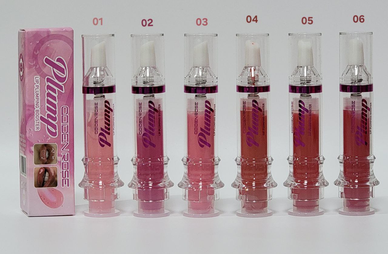 BRILLO LABIAL DUPE BEAUTY CREATIONS PLUMP & POUT POTENCIADOR VOLUMINOZO DE LABIOS 6 TONOS QUIDEN ROSE PLUMP