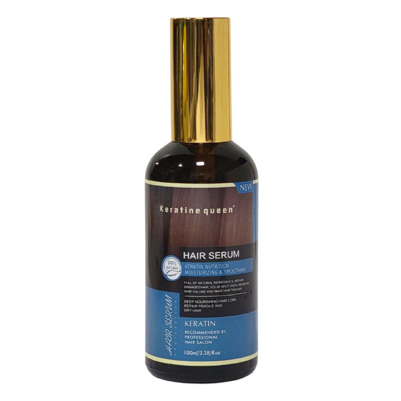 SUERO PARA EL CABELLO CON QUERATINA HIDRATANTE ALISANTE KERATINE QUEEN 100ML