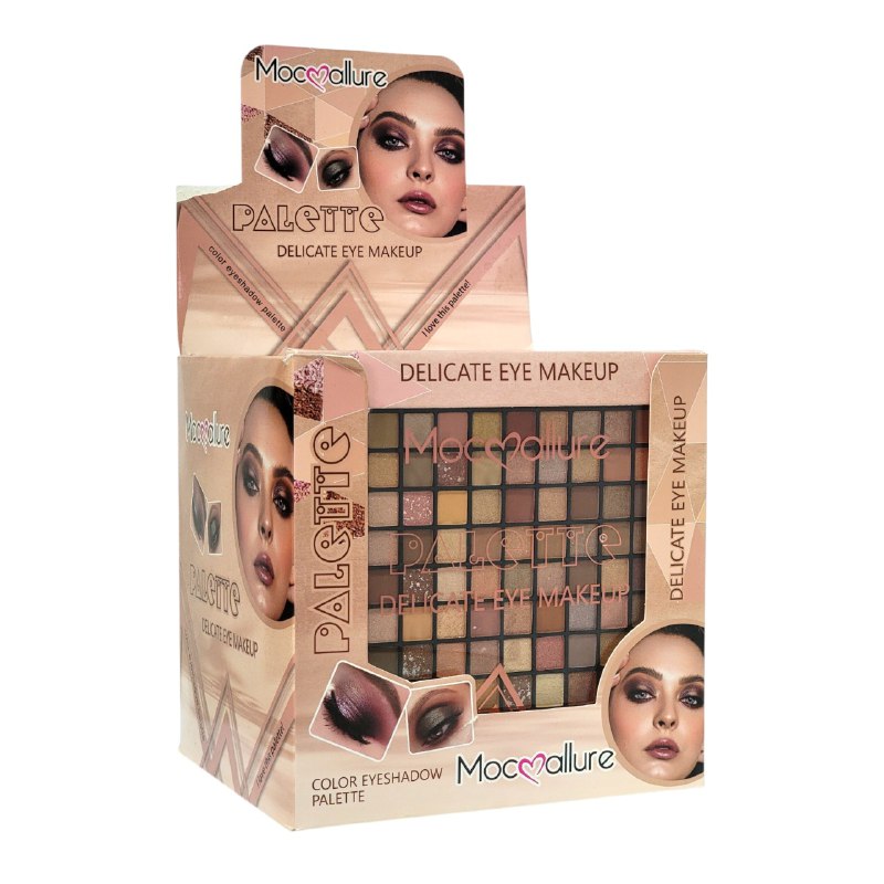 SOMBRA DE MAQUILLAJE EN PALETA DE OJOS COLORES PERFECTOS 132 TONOS MOCMALLURE 19X19CM