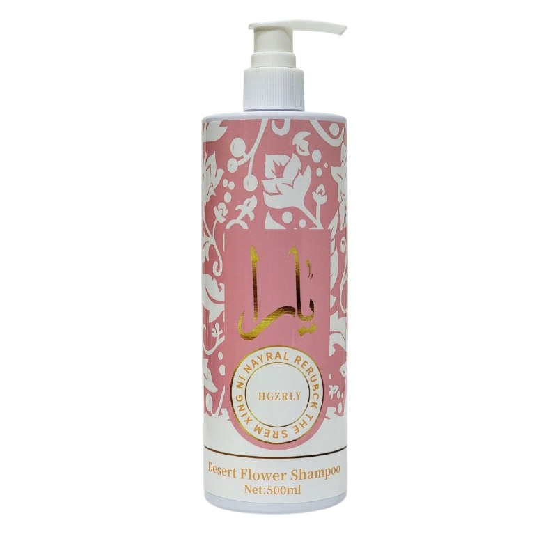 SHAMPOO PARA EL CABELLO DE FLORES DEL DESIERTO ANTICASPA HIDRATANTE HGZRLY 500ML DUPE DE LATTAFA YARA