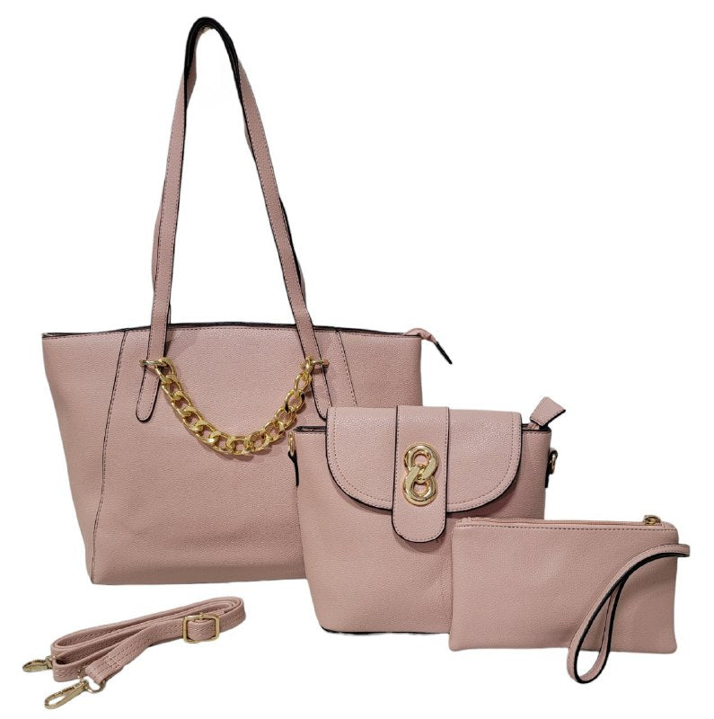 CARTERA ECONOMICA EN SET 3 PIEZAS SOFIAZUL