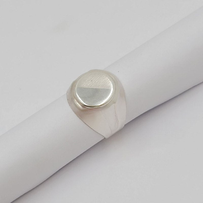 PANI1972 FORMA SELLO LISO PLATA 9.25