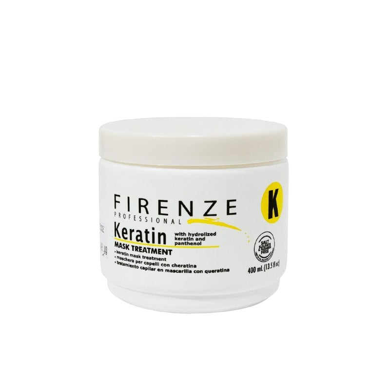 MASCARILLA DE TRATAMIENTO DEL CABELLO PROFUNDO CON KERATINA PARA PROLONGAR EL ALISADO FIRENZE 400ML