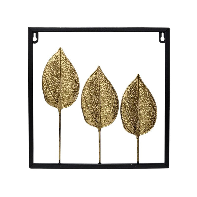 DECORACION CUADRO DECORATIVO DE METAL PARA PARED 30X30CM