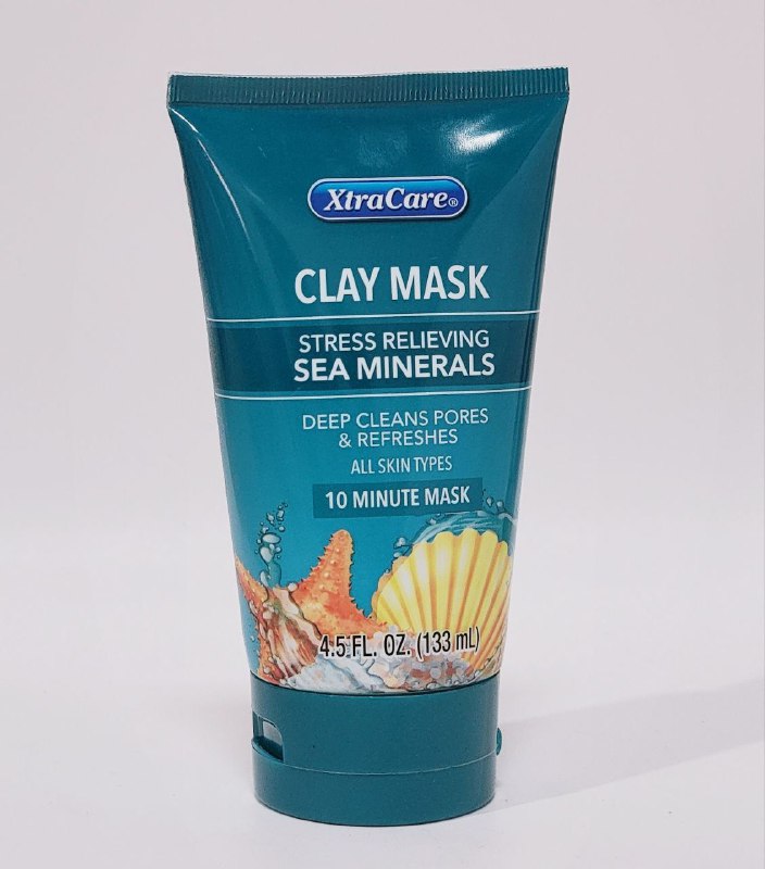 MASCARILLA FACIAL DE ARCILLA QUE LIMPIA PROFUNDAMENTE LOS POROS Y REFRESCA LA PIEL CON MINERALES MARINOS, ALIVIA EL ESTRES PARA TODO TIPO DE PIEL XTRACARE 133ML