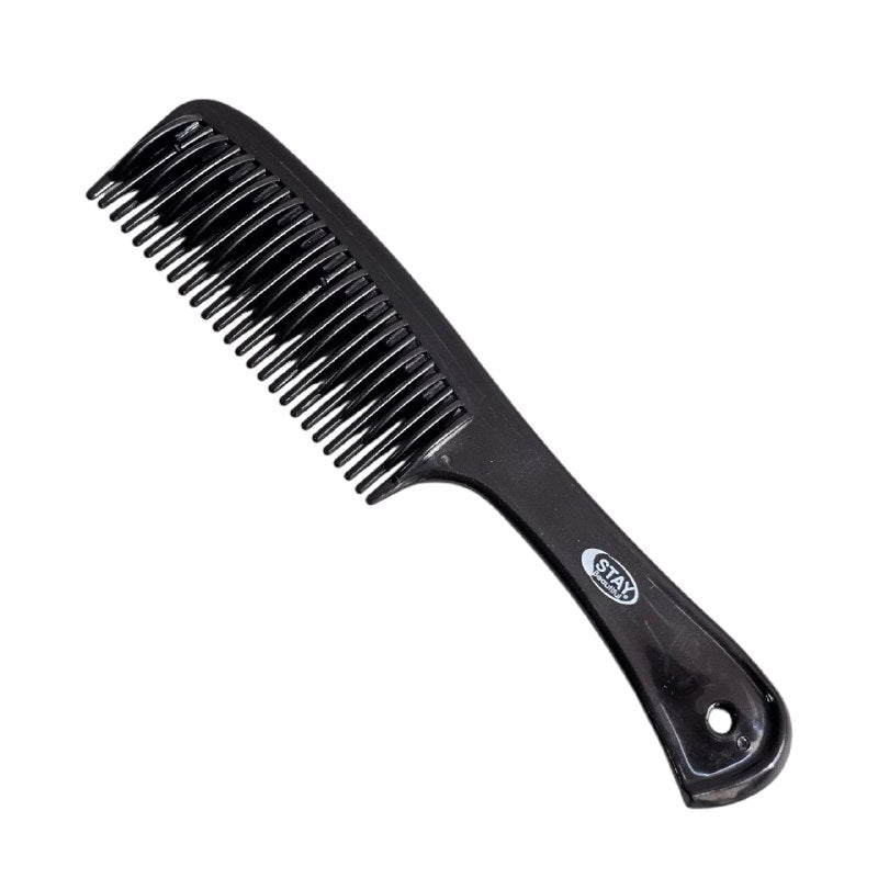 PEINE DESENREDANTE CON MANGO DE DIENTES ANCHOS STAY BEAUTIFUL 21CM
