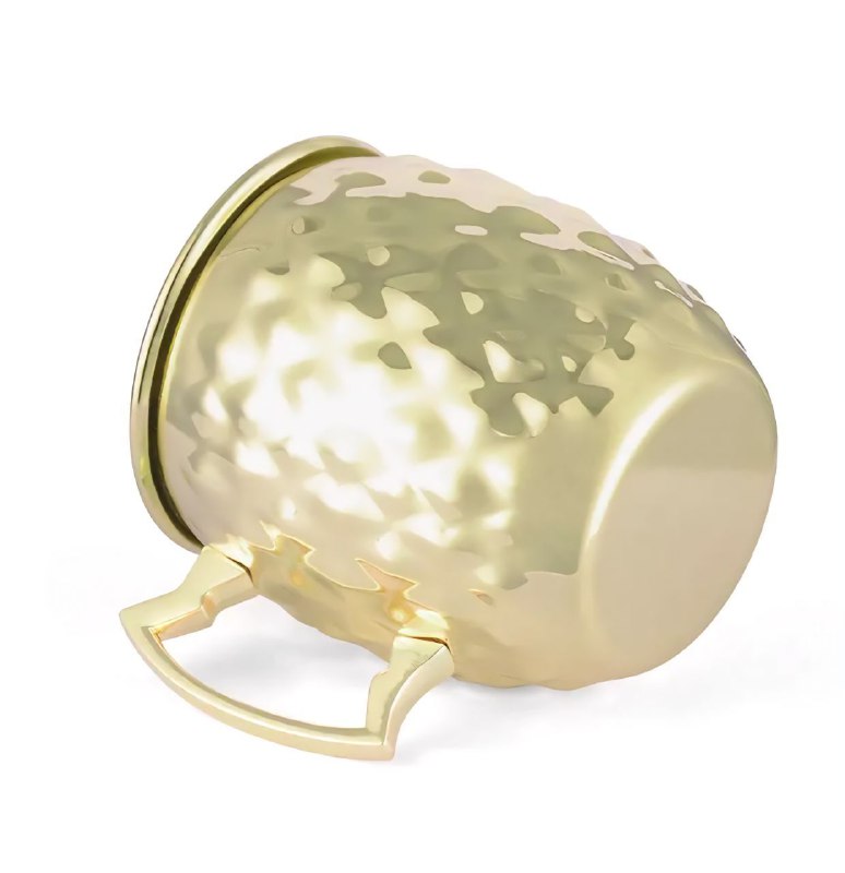TAZA DE COCTEL MOSCOW MULE PARA BAR DE ACERO INOXIDABLE DISEÑO DIAMANTE 20OZ