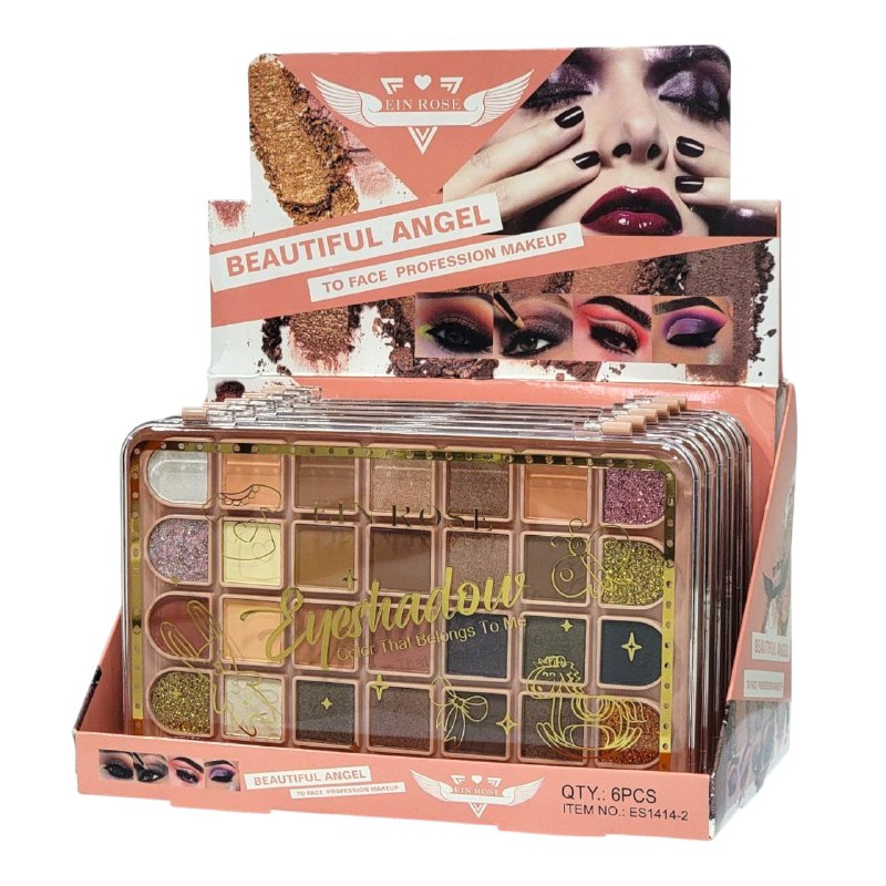 SOMBRAS DE OJOS EN PALETA DE 28 COLORES EIN ROSE BEAUTIFUL ANGEL 28.8G