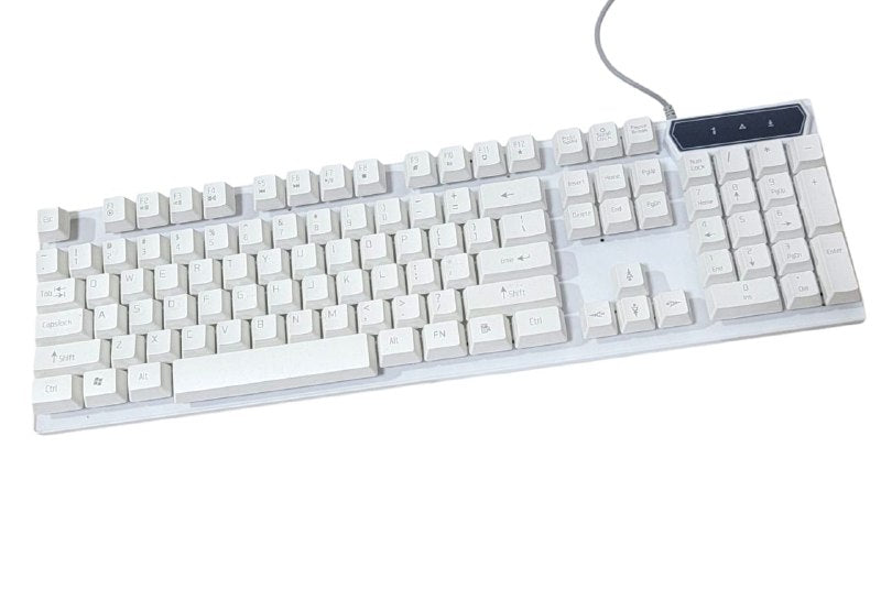 TECLADO PARA JUEGOS DE TAMAÑO COMPLETO, VARIEDAD DE EFECTOS DE ILUMIACION JERTECH METEOR K358