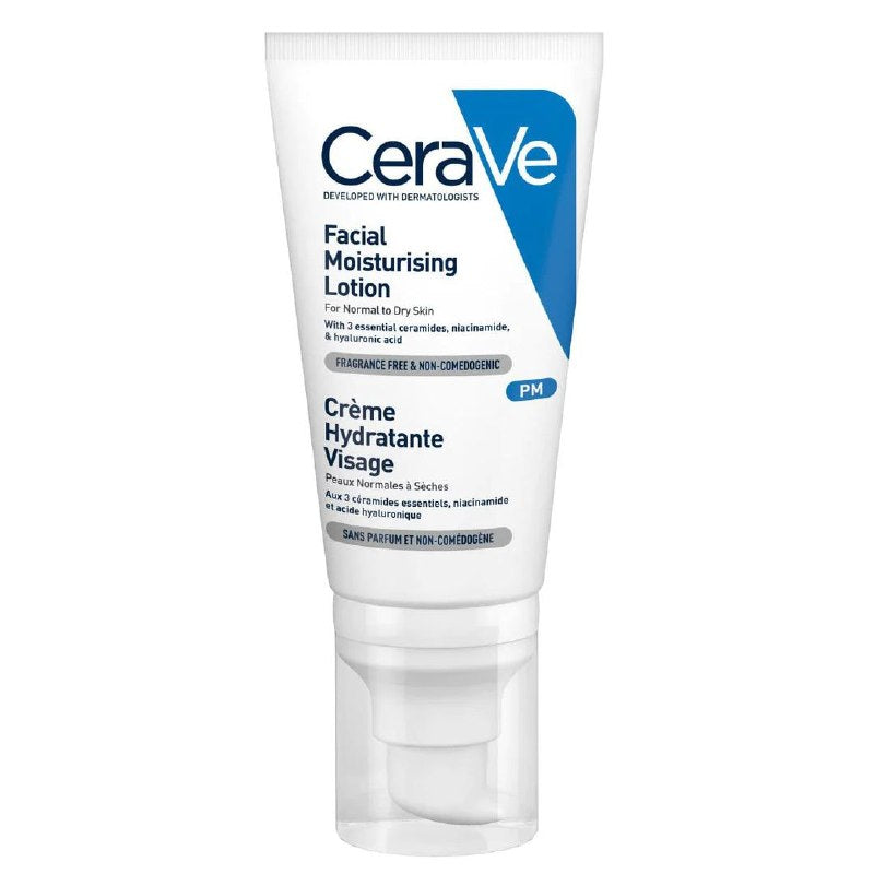 CREMA FACIAL HIDRATANTE DE ACIDO HIALURONICO DE RAPIDA ABSORCION HIDRATANTE CERAVE 52ML