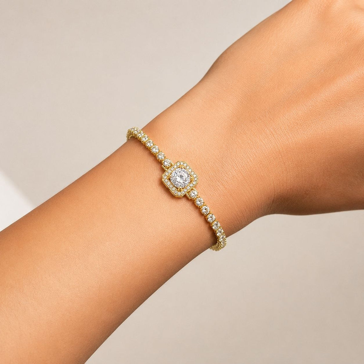 PULSERA DE ENCHAPE PARA DAMA