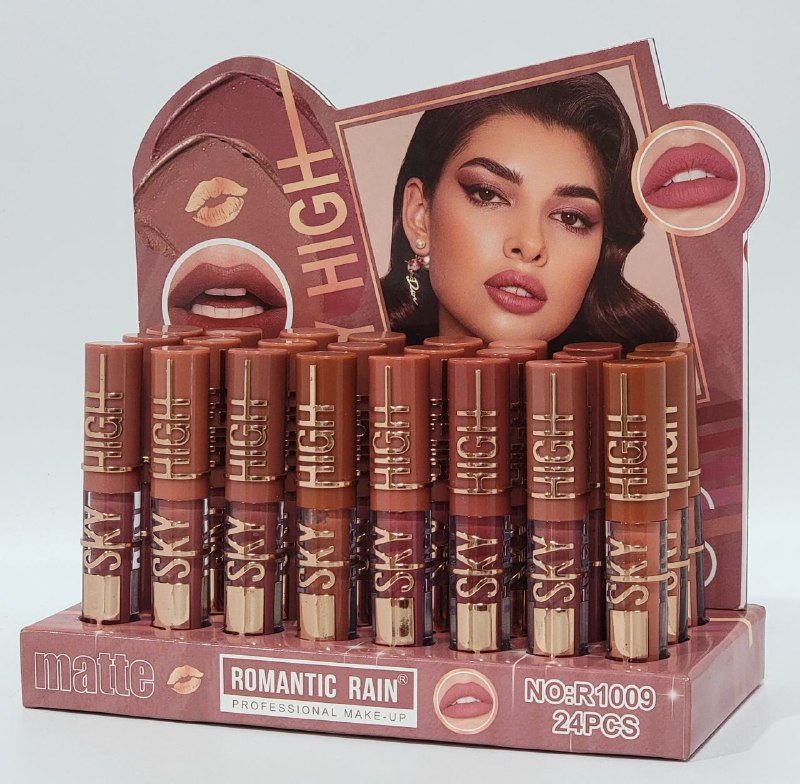 LIPSTICK LIQUIDO MATE DE LARGA DURACION ROMANTIC RAIN (DUPE DE MAYBELLINE)