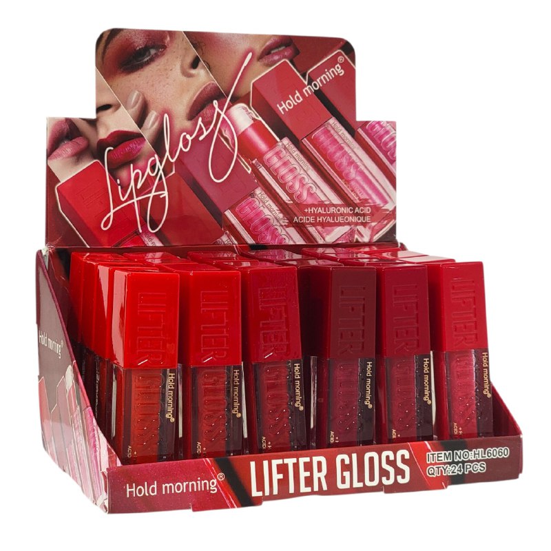 BRILLO LABIAL LIP CON ACIDO HIALURONICO HOLD MORNING, 6 TONOS