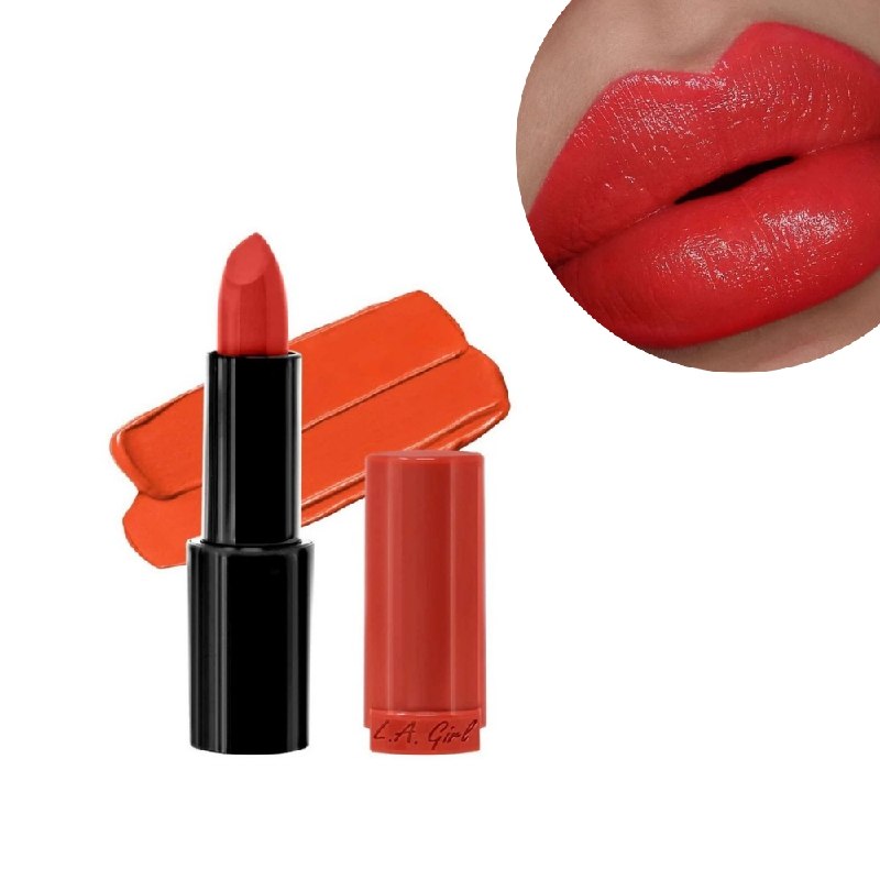 LIPSTICK VOLUMINIZADOR E HIDRATANTE TONO GLC757 JUICY PEACH PRETTY & PLUMP L.A. GIRL 3.2G