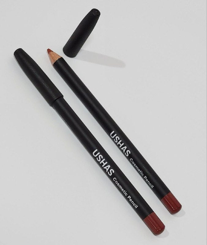 BRILLO LABIAL LAPIZ DE LABIOS SUPER SUAVE CON TEXTURA A BASE DE CERA, COLOR INTENSO USHAS COSMETICS PENCIL 1G