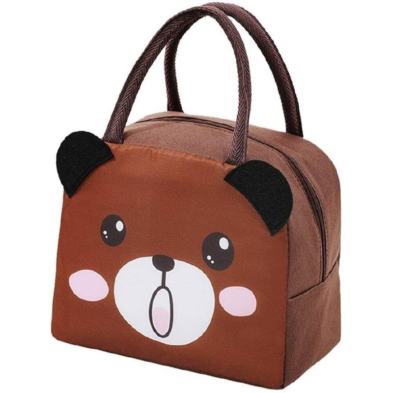 LONCHERA TERMICA INFATIL CON DISEÑOS DE ANIMALES 22X19CM