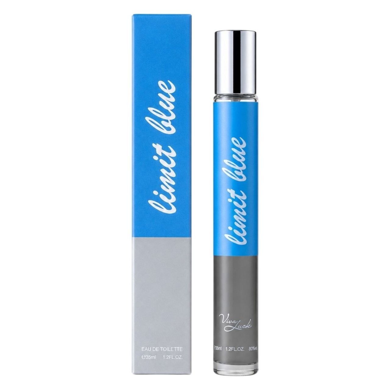 PERFUME DE TUBO LIMIT BLUE VIVA LUCK 35ML 1 UND (DUPE LIGHT BLUE DOLCE & GABBANA)