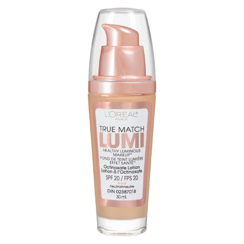 BASE LIQUIDA HIDRATANTE Y RADIANTE DE COBERTURA LIGERA TONO W3 NUDE BEIGE LOREAL 30ML