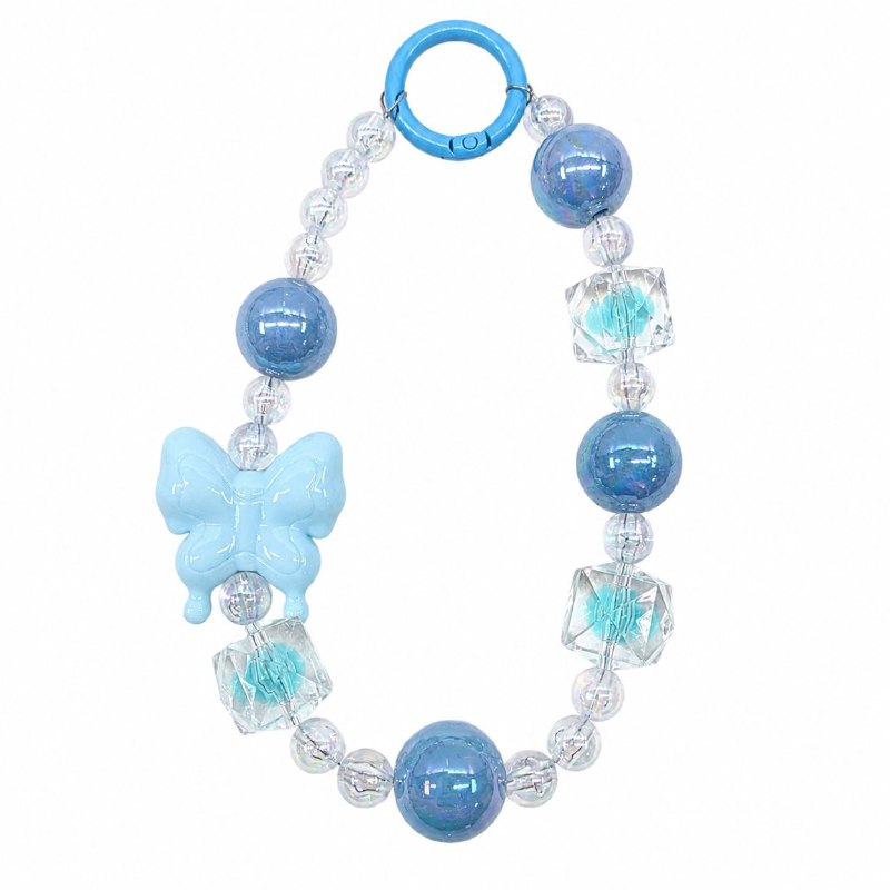 LLAVERO TIPO PULSERA DECORATIVA PARA TELEFONO O CARTERA WAO BEAUTY 12CM